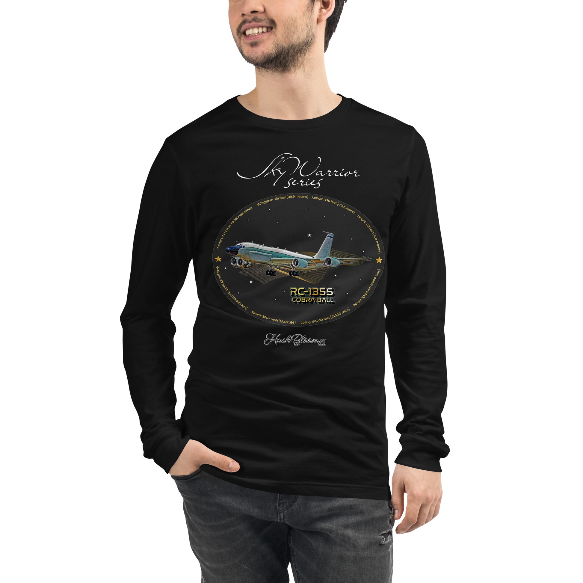 Black - RC135S Cobraball Men’s Long Sleeve Tee
