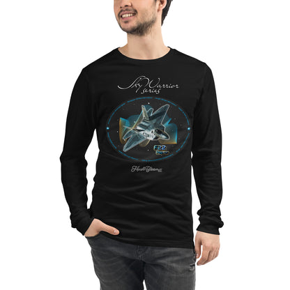 Black - F22 Raptor Men’s Long Sleeve Tee