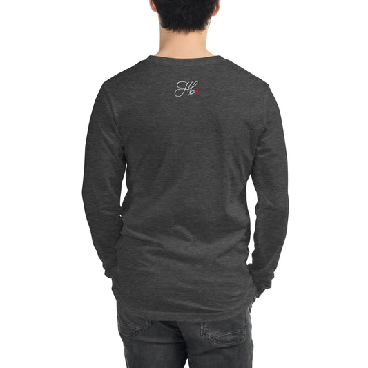 Dark Grey Heather - F22 Raptor Men’s Long Sleeve Tee