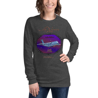 Dark Grey Heather - C5 Galaxy (Limited Edition) Women’s Long Sleeve Tee