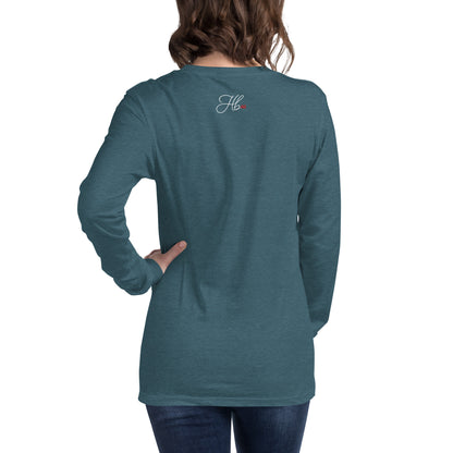 Heather Deep Teal - C17 Globe Master III Women’s Long Sleeve Tee