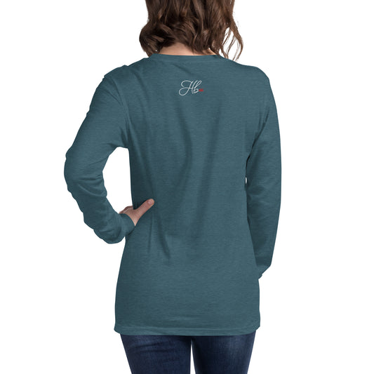 Heather Deep Teal - F15 Eagle Women’s Long Sleeve Tee