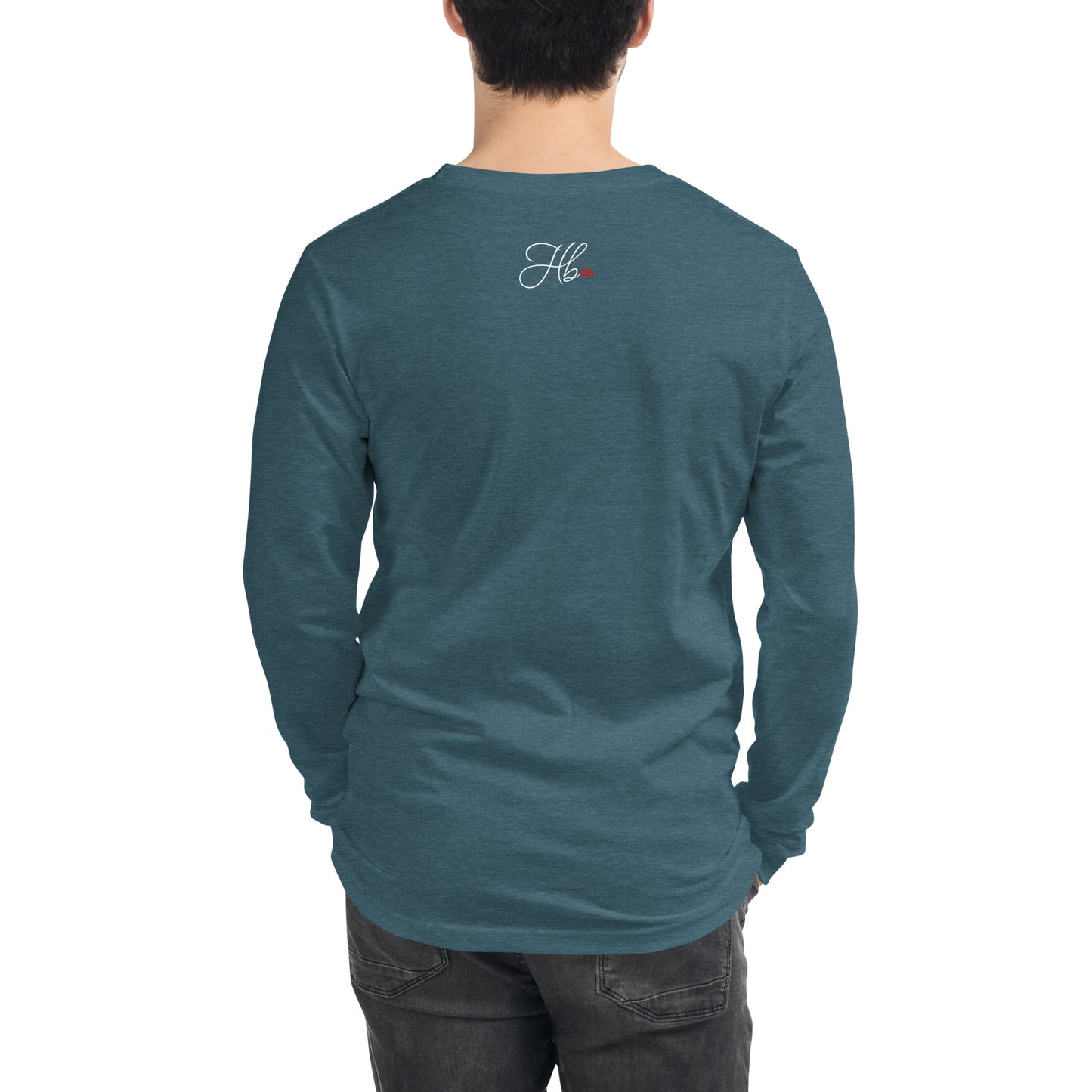 Heather Deep Teal - A10C Thunderbolt Men’s Long Sleeve Tee