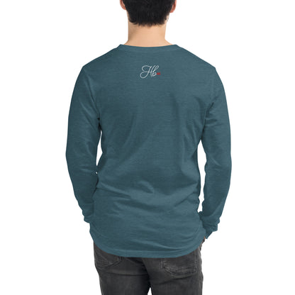 Heather Deep Teal - B1B Lancer Men’s Long Sleeve Tee