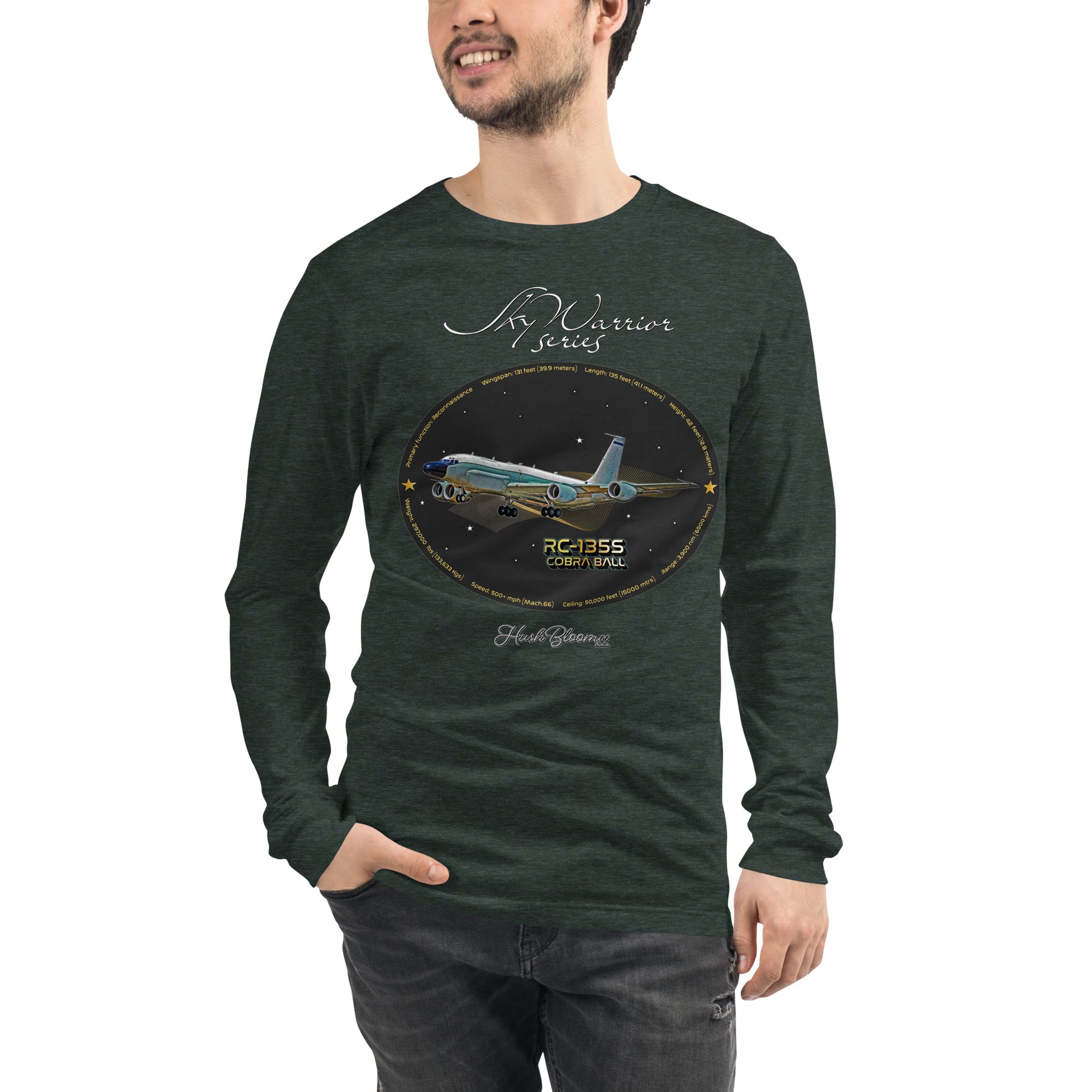 Heather Forest - RC135S Cobraball Men’s Long Sleeve Tee