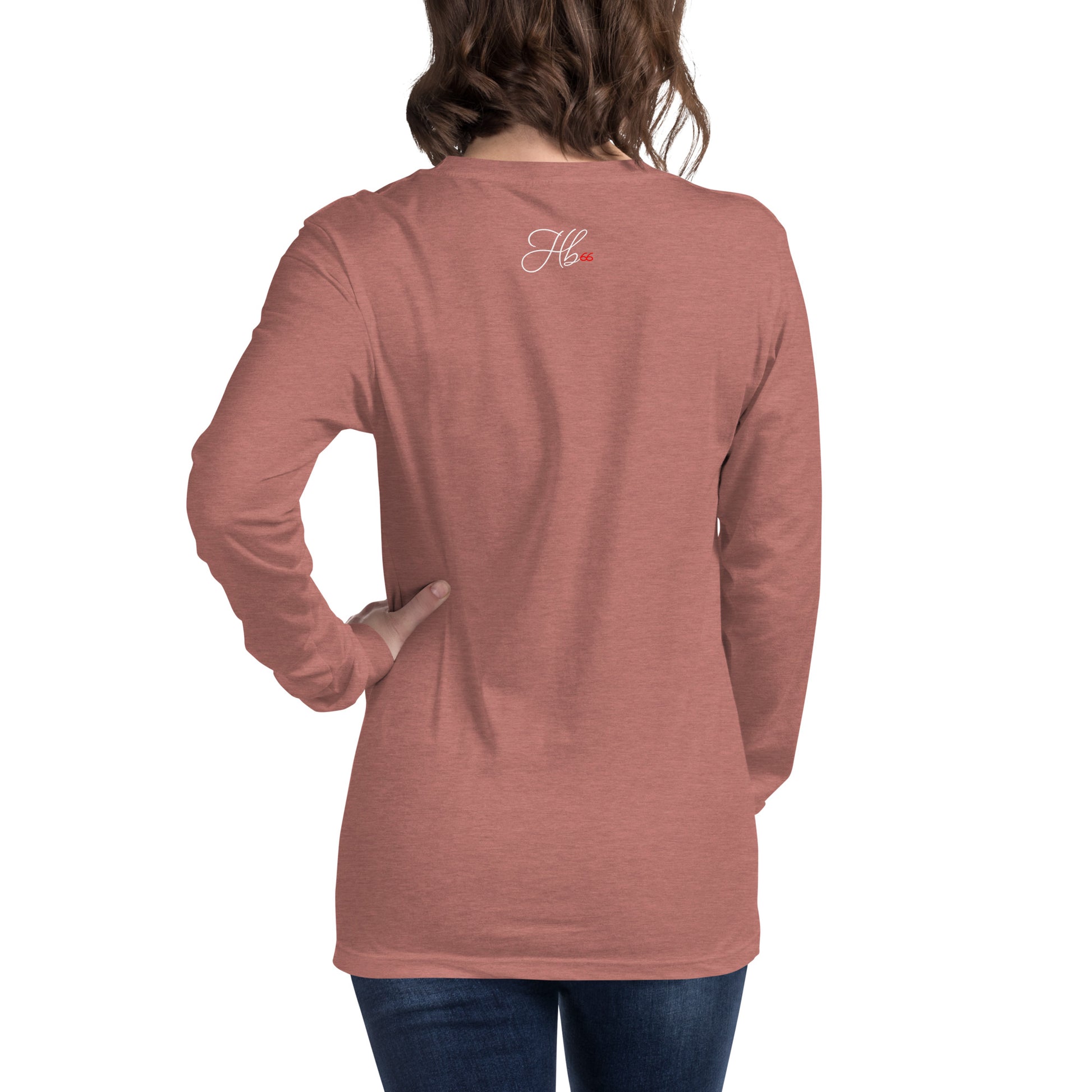 Heather Mauve - C17 Globe Master III Women’s Long Sleeve Tee