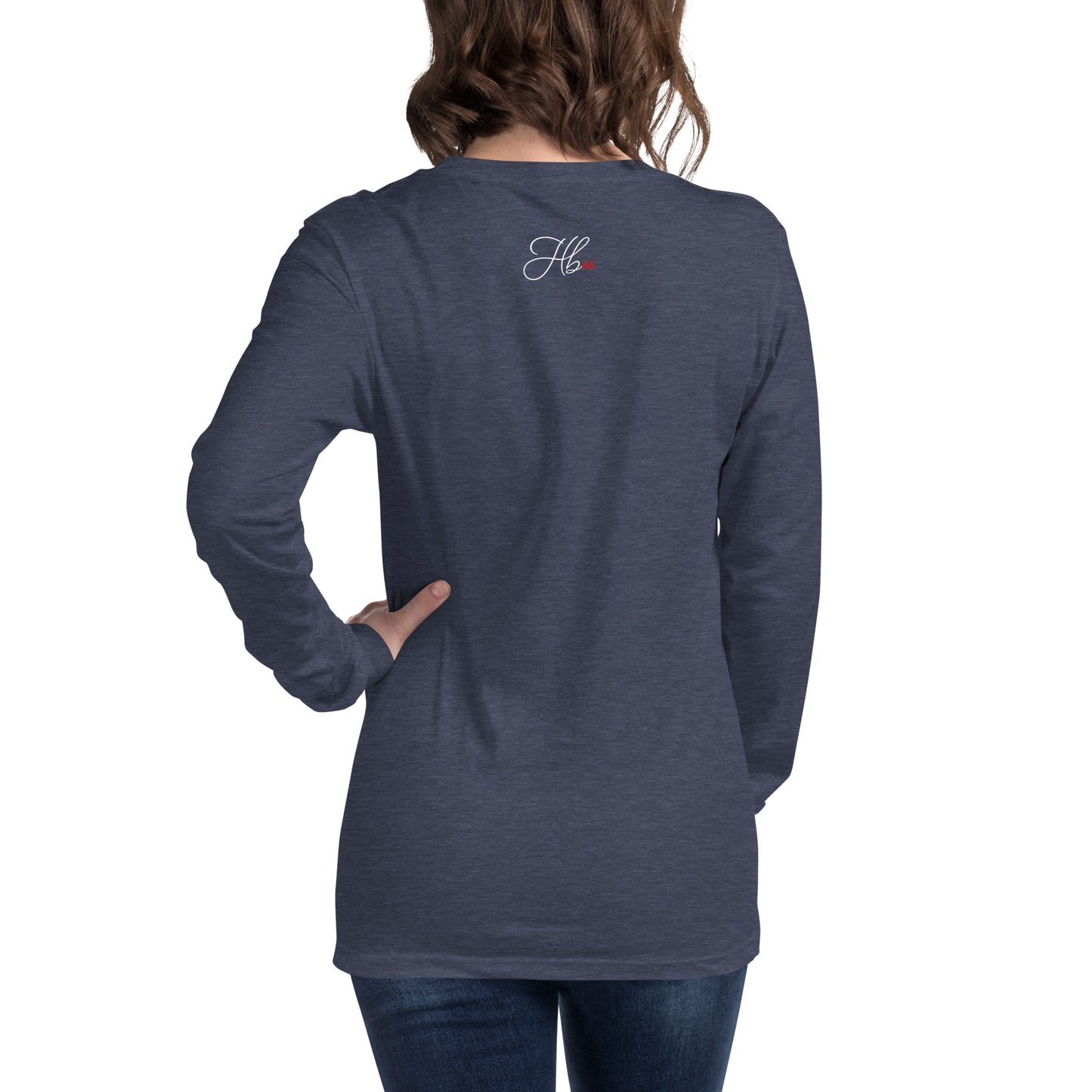 Heather Navy - B52H Stratofortress Women’s Long Sleeve Tee