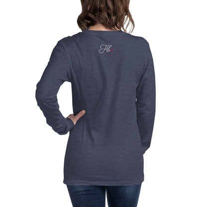 Heather Navy - B52H Stratofortress Women’s Long Sleeve Tee
