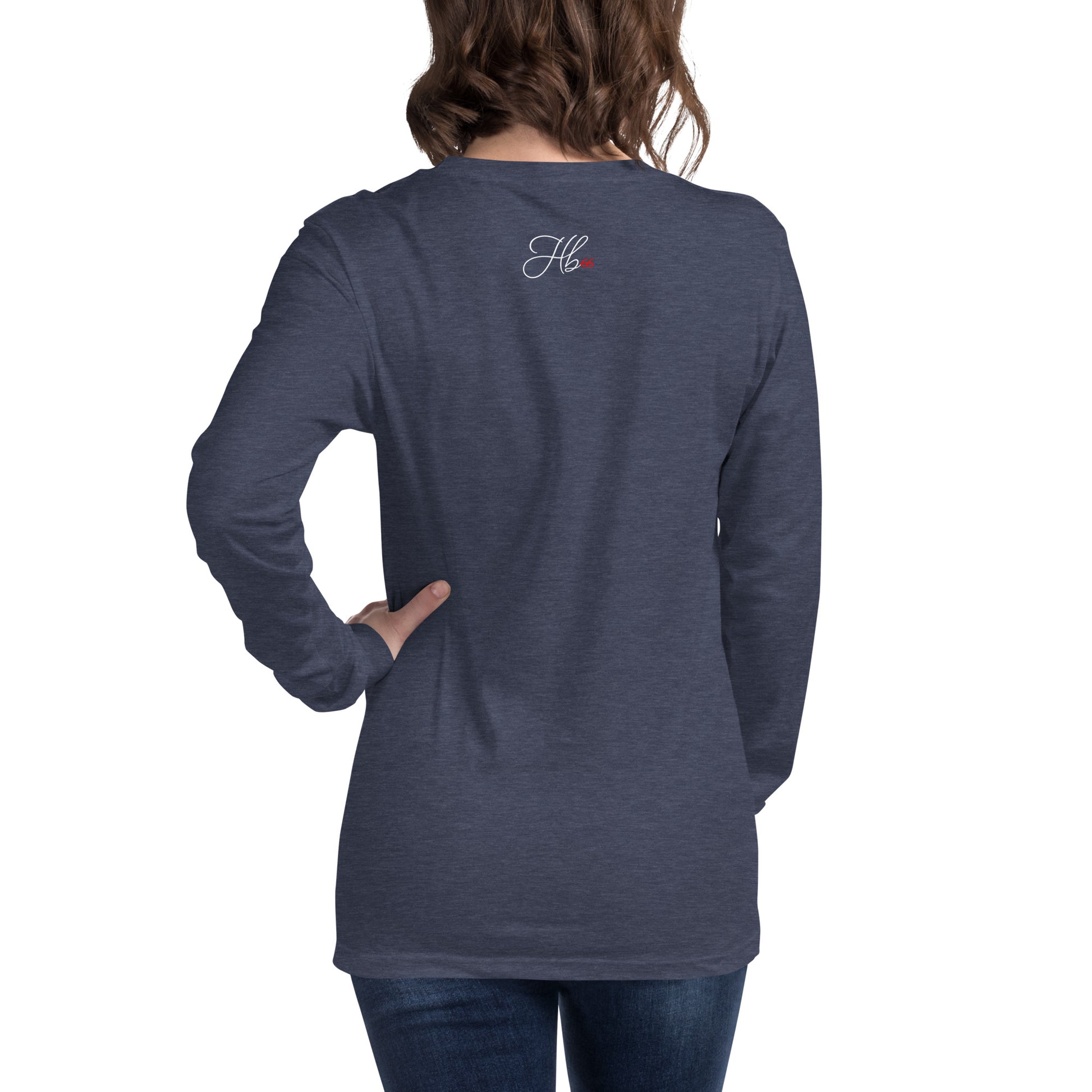 Heather Navy - F15 Eagle Women’s Long Sleeve Tee