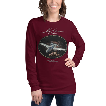 Maroon - A10C Thunderbolt Women’s Long Sleeve Tee