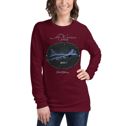 Maroon - B52H Stratofortress Women’s Long Sleeve Tee