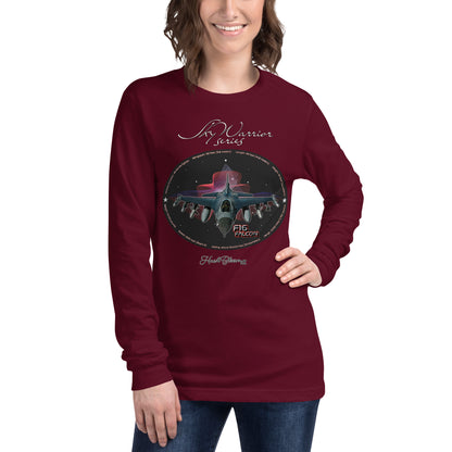 Maroon - F16 Falcon Women’s Long Sleeve Tee