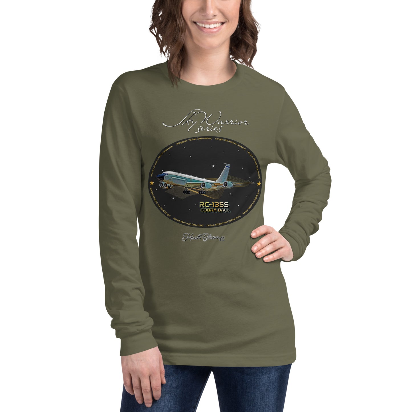 Military Green - RC135S Cobraball Women’s Long Sleeve Tee