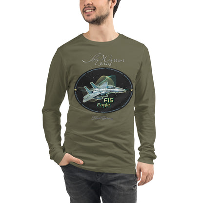 Military Green - F15 Eagle Men’s Long Sleeve Tee