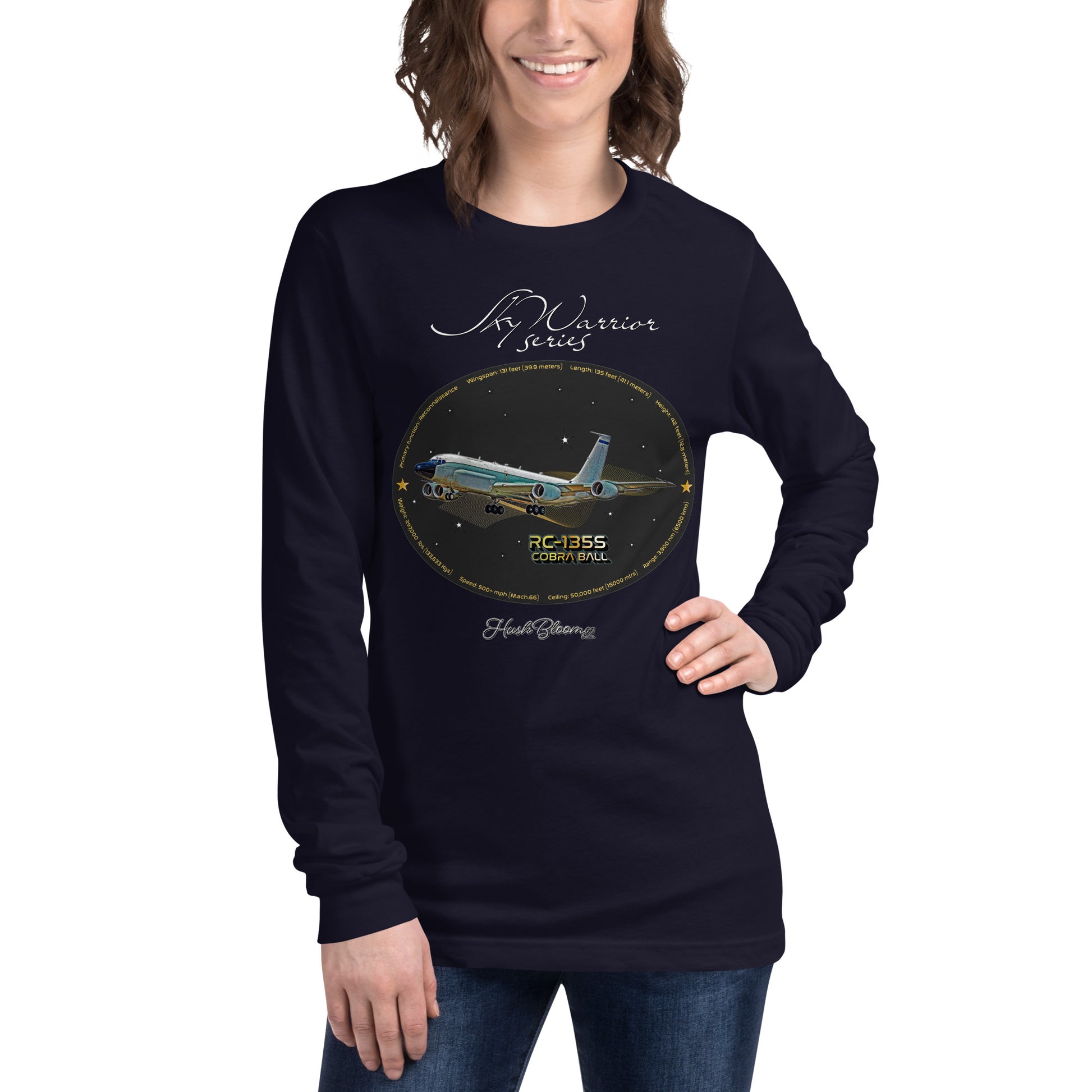 Navy - RC135S Cobraball Women’s Long Sleeve Tee