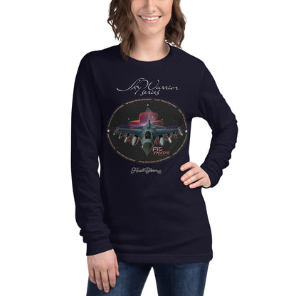 Navy - F16 Falcon Women’s Long Sleeve Tee