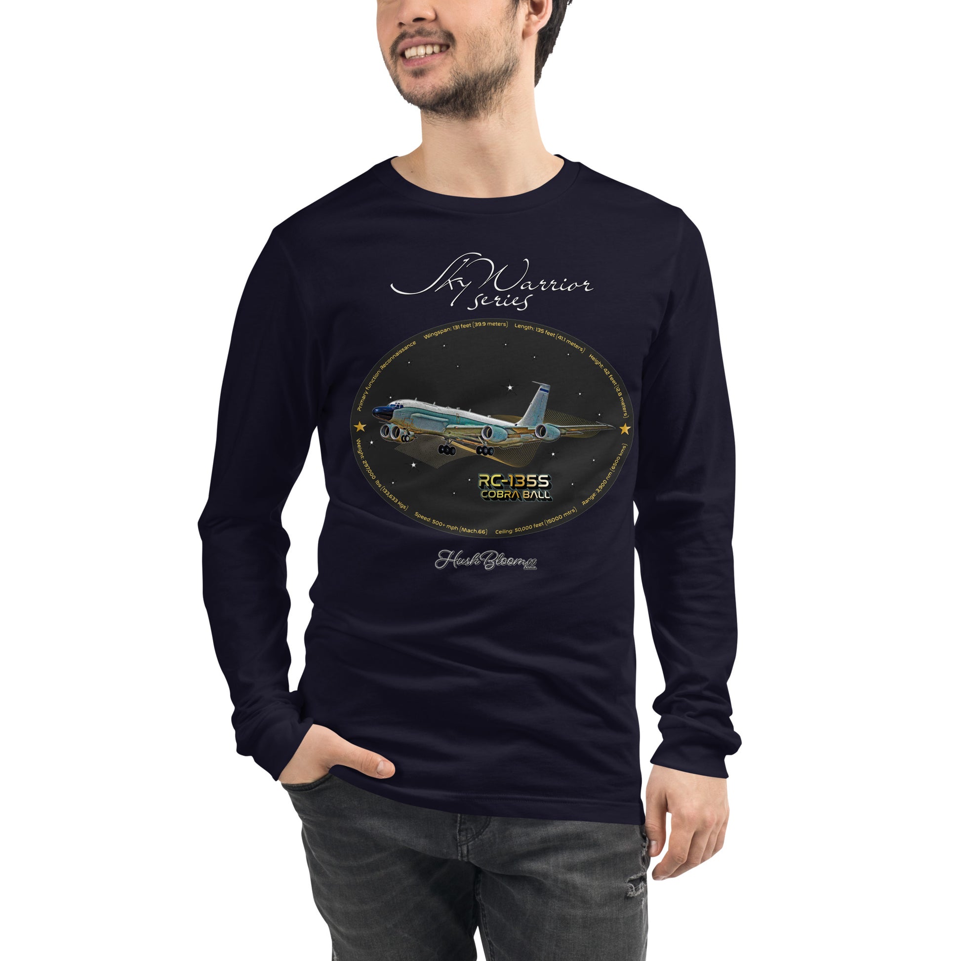 Navy - RC135S Cobraball Men’s Long Sleeve Tee