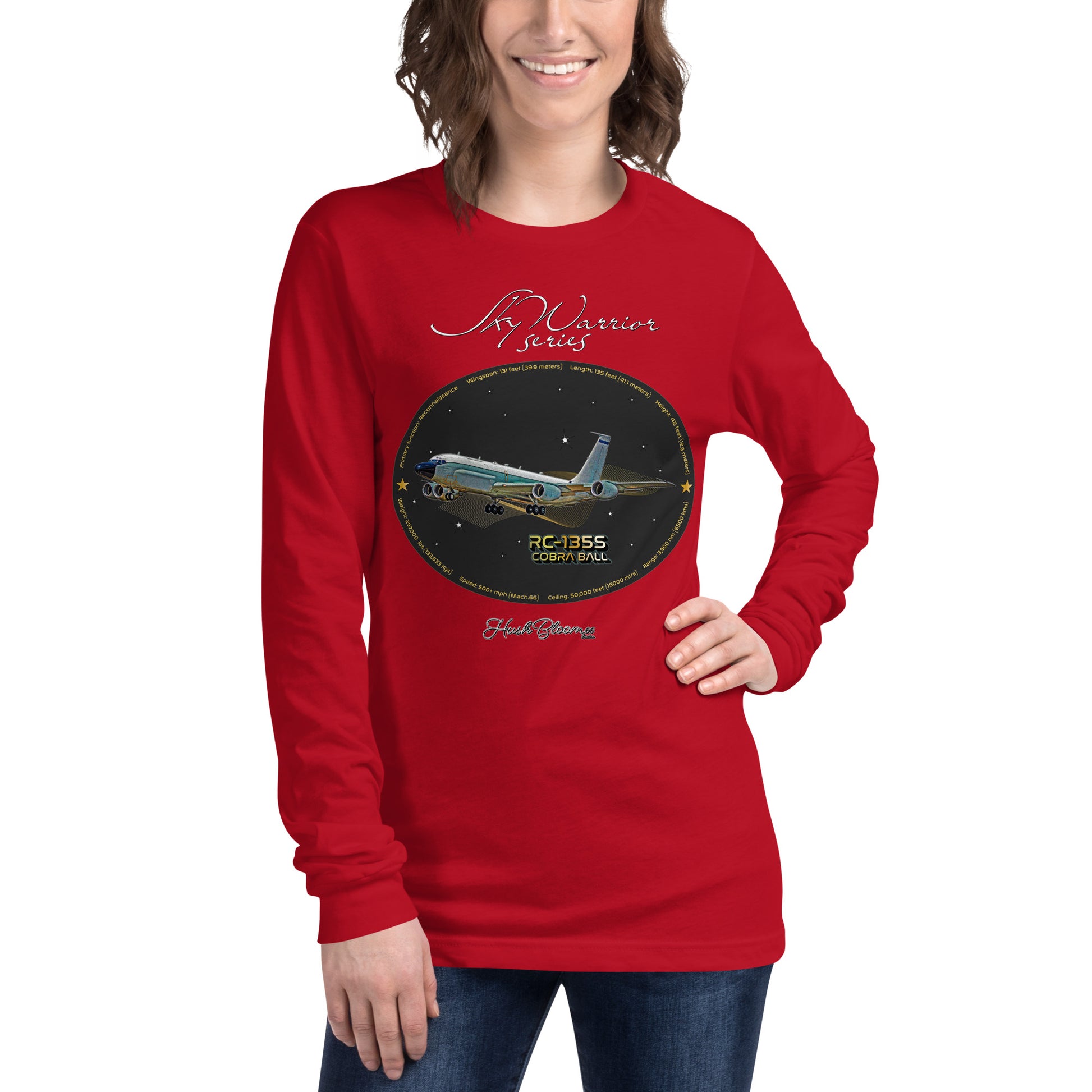 Red - RC135S Cobraball Women’s Long Sleeve Tee