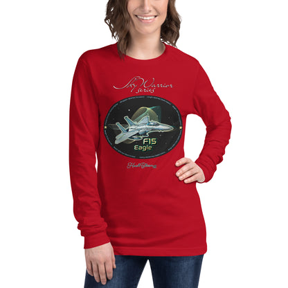 Red - F15 Eagle Women’s Long Sleeve Tee