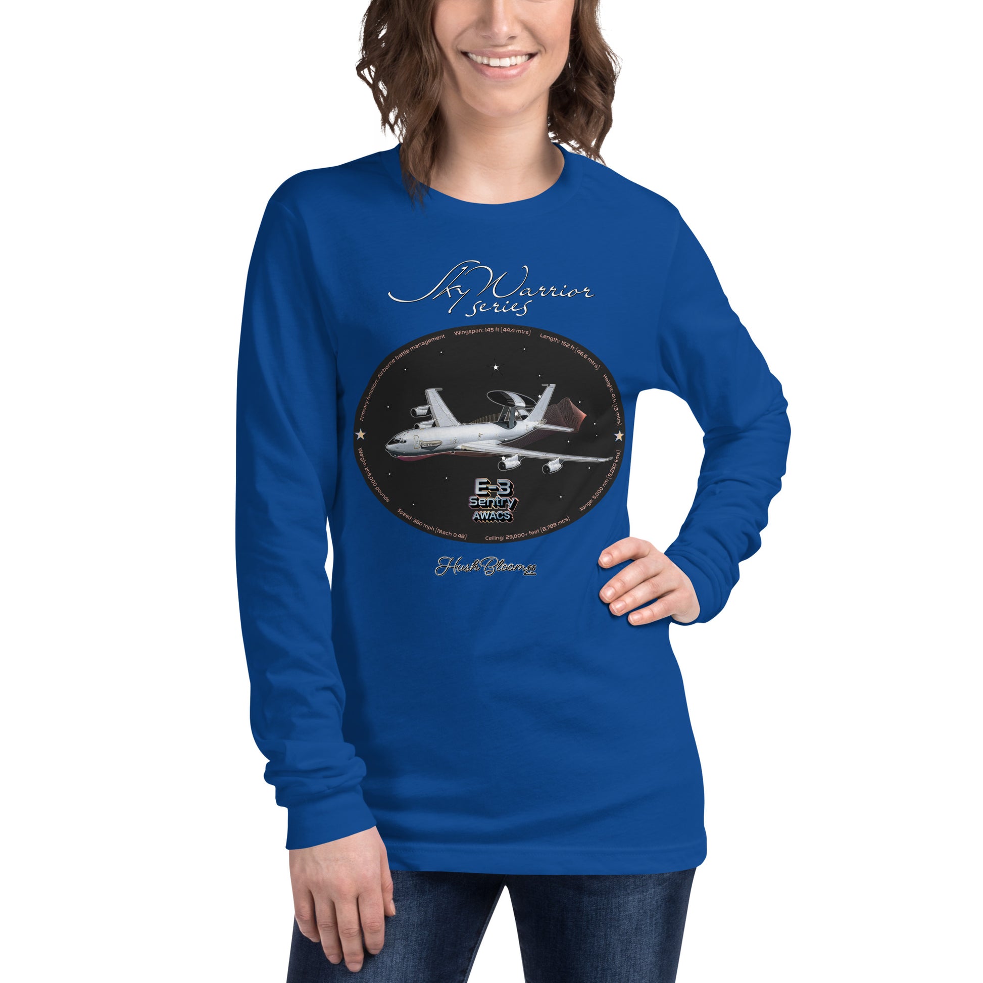 True Royal - E3 Sentry Women’s Long Sleeve Tee