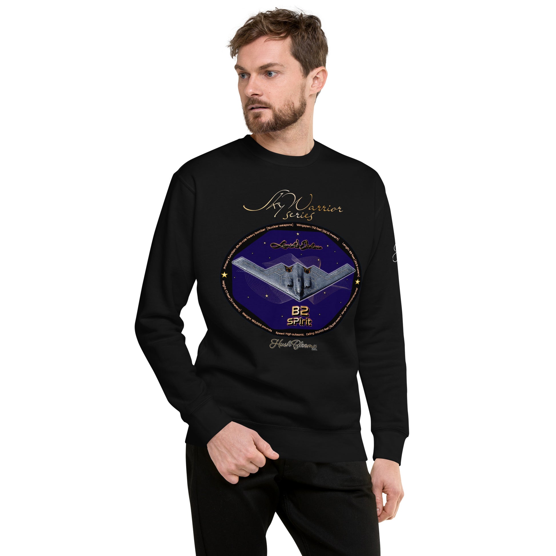 Black - B2 Spirit (Limited Edition) Men’s Premium Sweatshirt