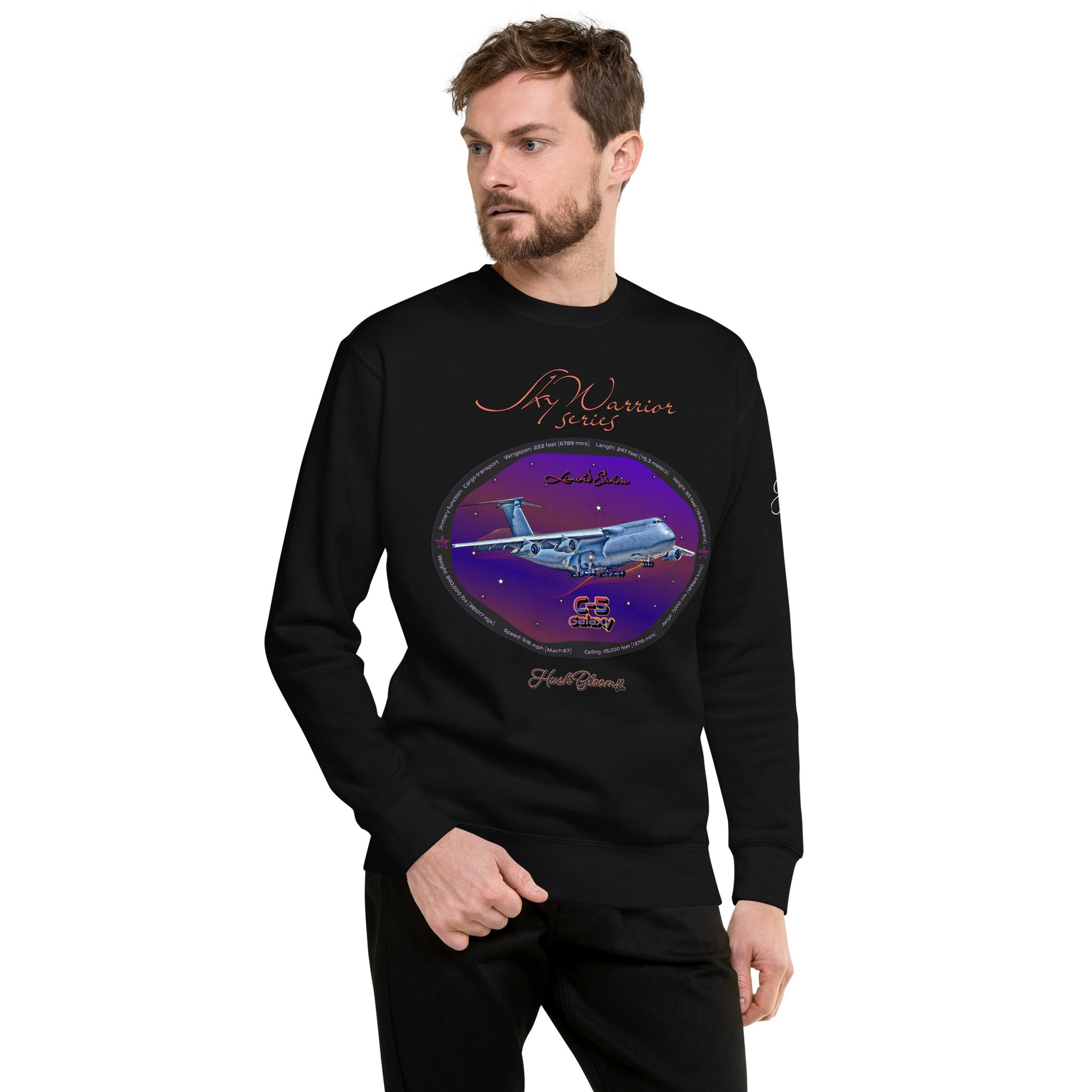 Black - C5 Galaxy (Limited Edition) Men’s Premium Sweatshirt