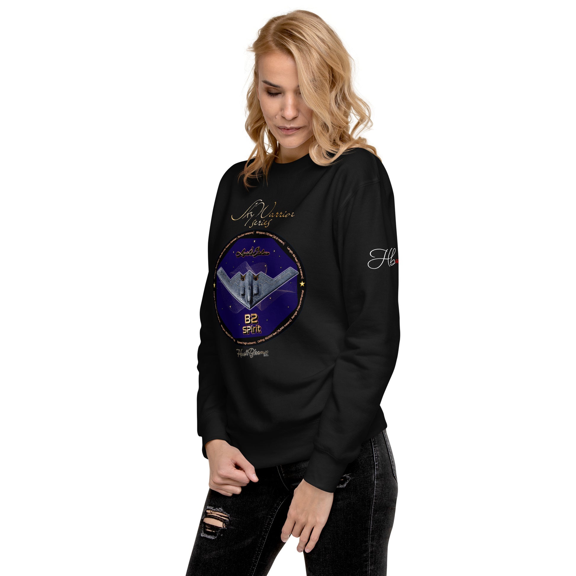 Black - B2 Spirit (Limited Edition) Women’s Premium Sweatshirt