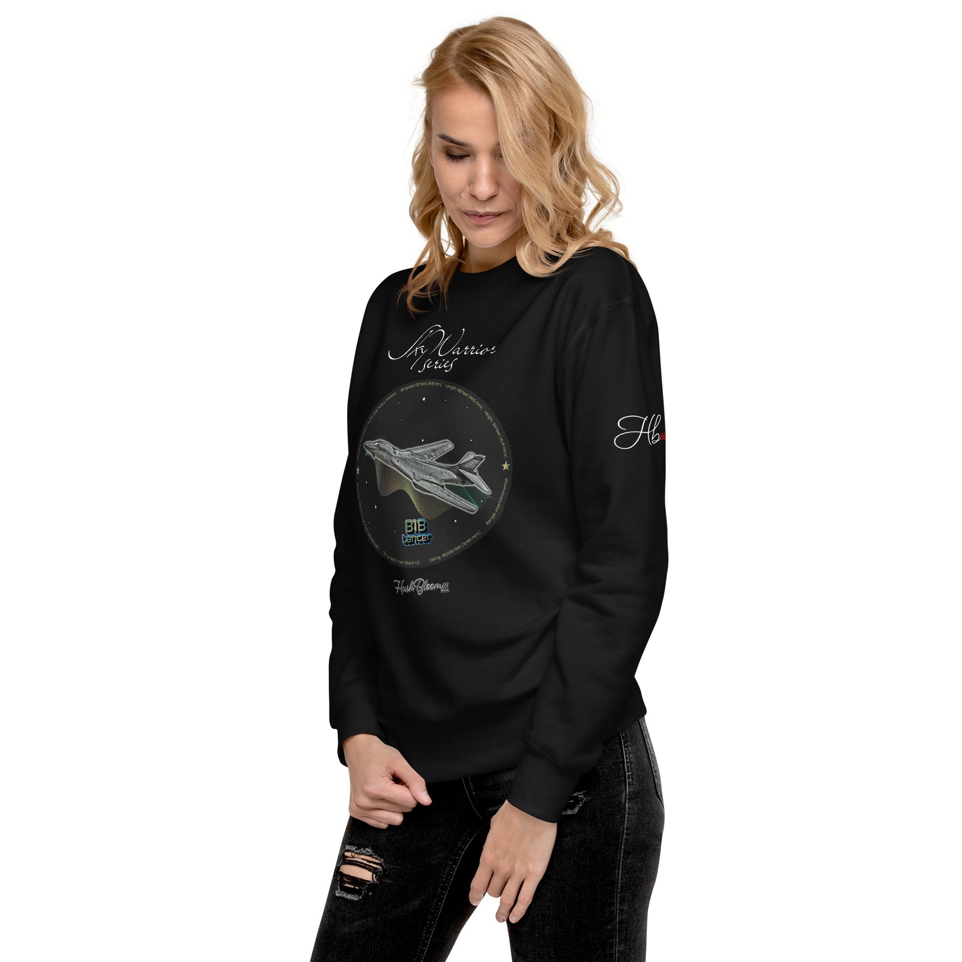 Black - B1B Lancer Women’s Premium Sweatshirt