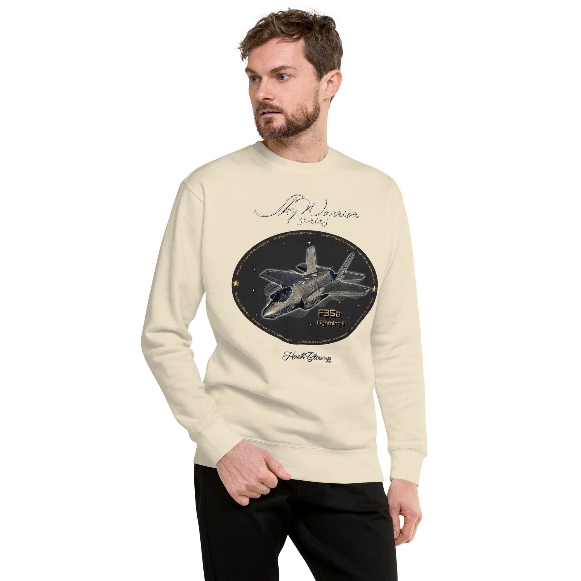 Bone - F35A Lightning Men’s Premium Sweatshirt