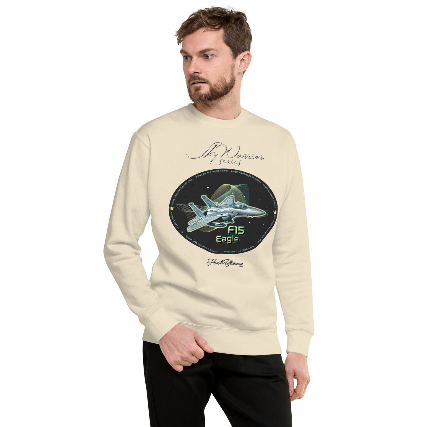 Bone - F15 Eagle Men’s Premium Sweatshirt