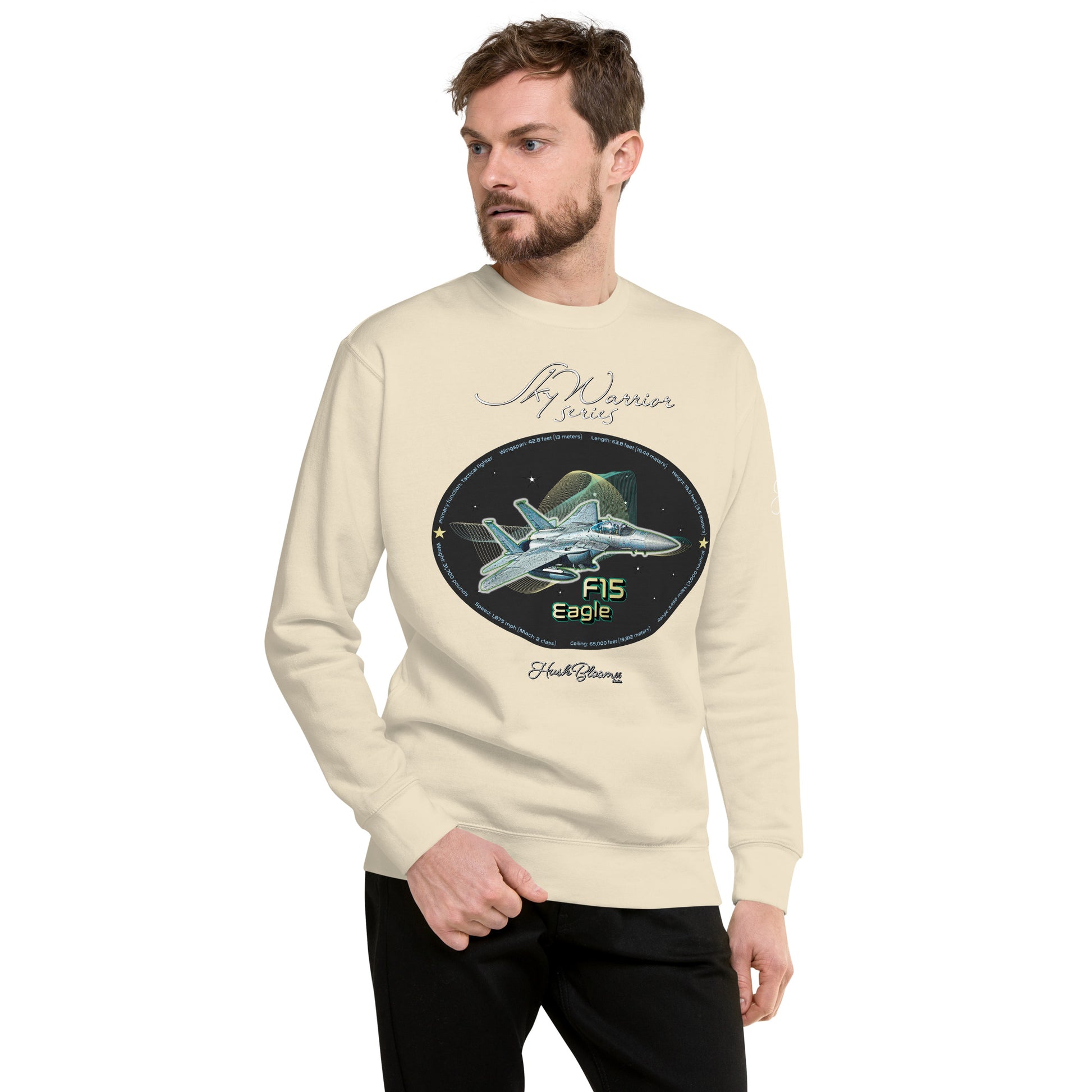 Bone - F15 Eagle Men’s Premium Sweatshirt