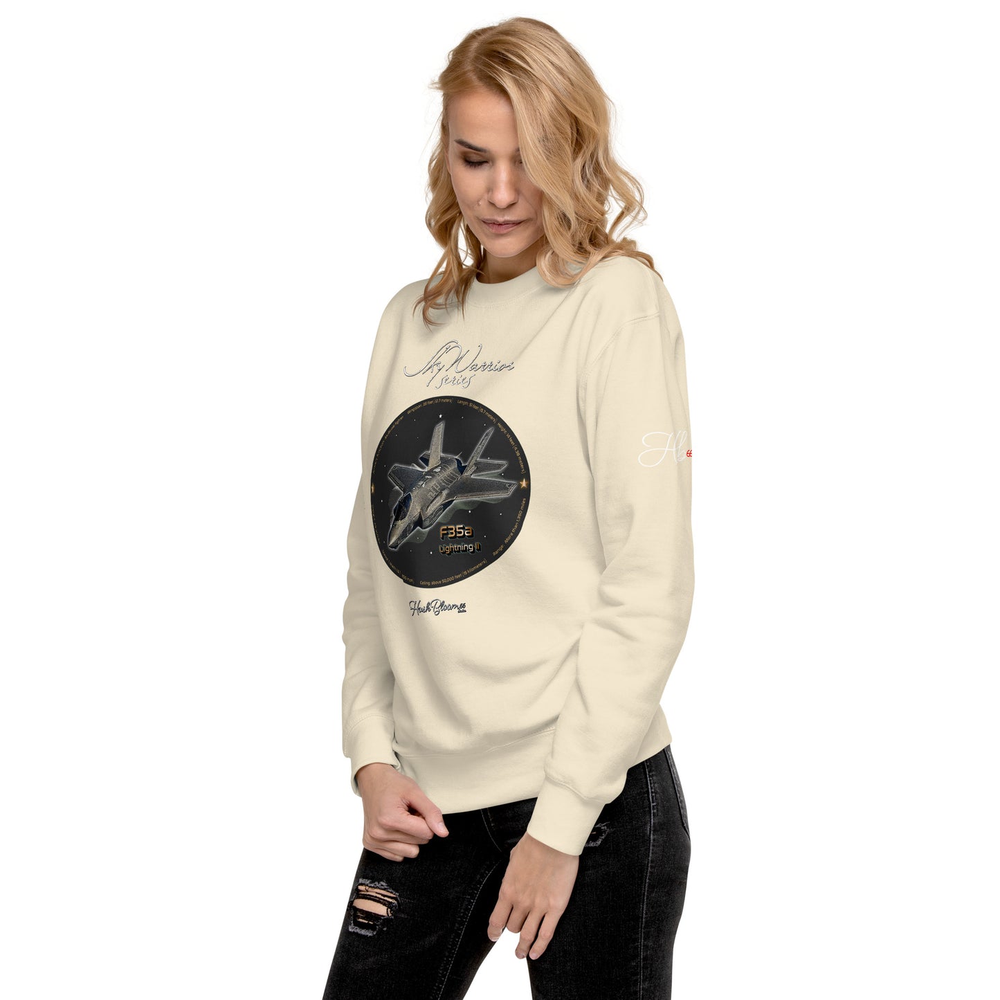 Bone - F35A Lightning Women’s Premium Sweatshirt