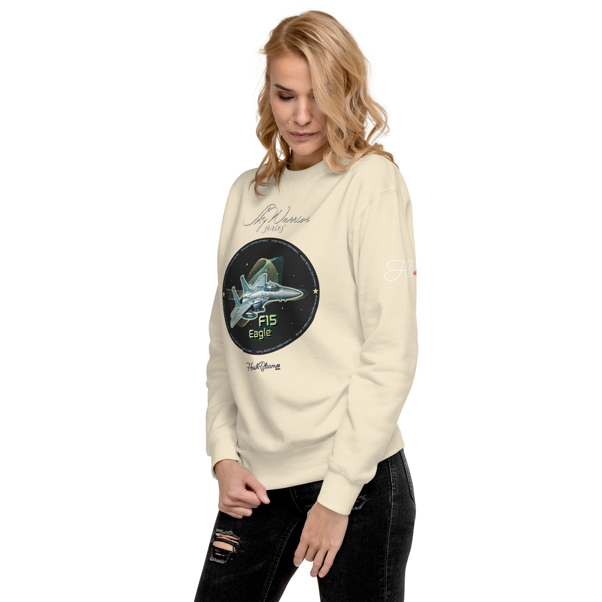 Bone - F15 Eagle Women’s Premium Sweatshirt