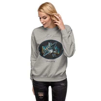 Carbon Grey - F22 Raptor Women’s Premium Sweatshirt