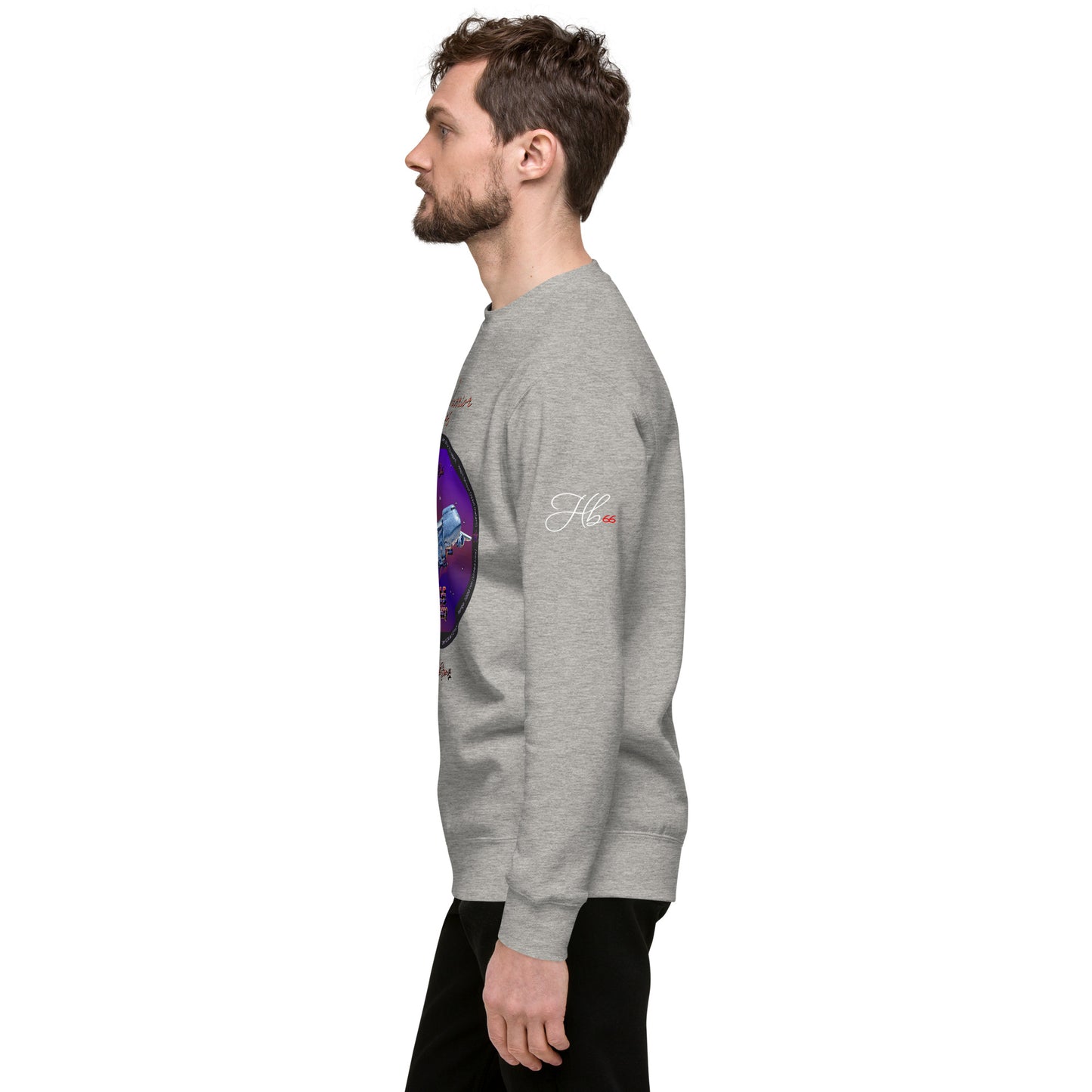 Carbon Grey - C5 Galaxy (Limited Edition) Men’s Premium Sweatshirt