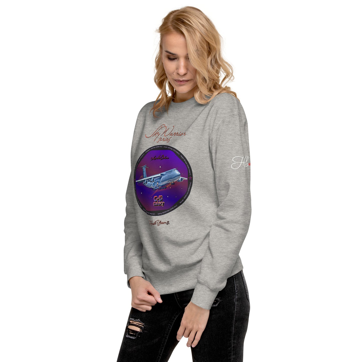 Carbon Grey - C5 Galaxy (Limited Edition) Women’s Premium Sweatshirt