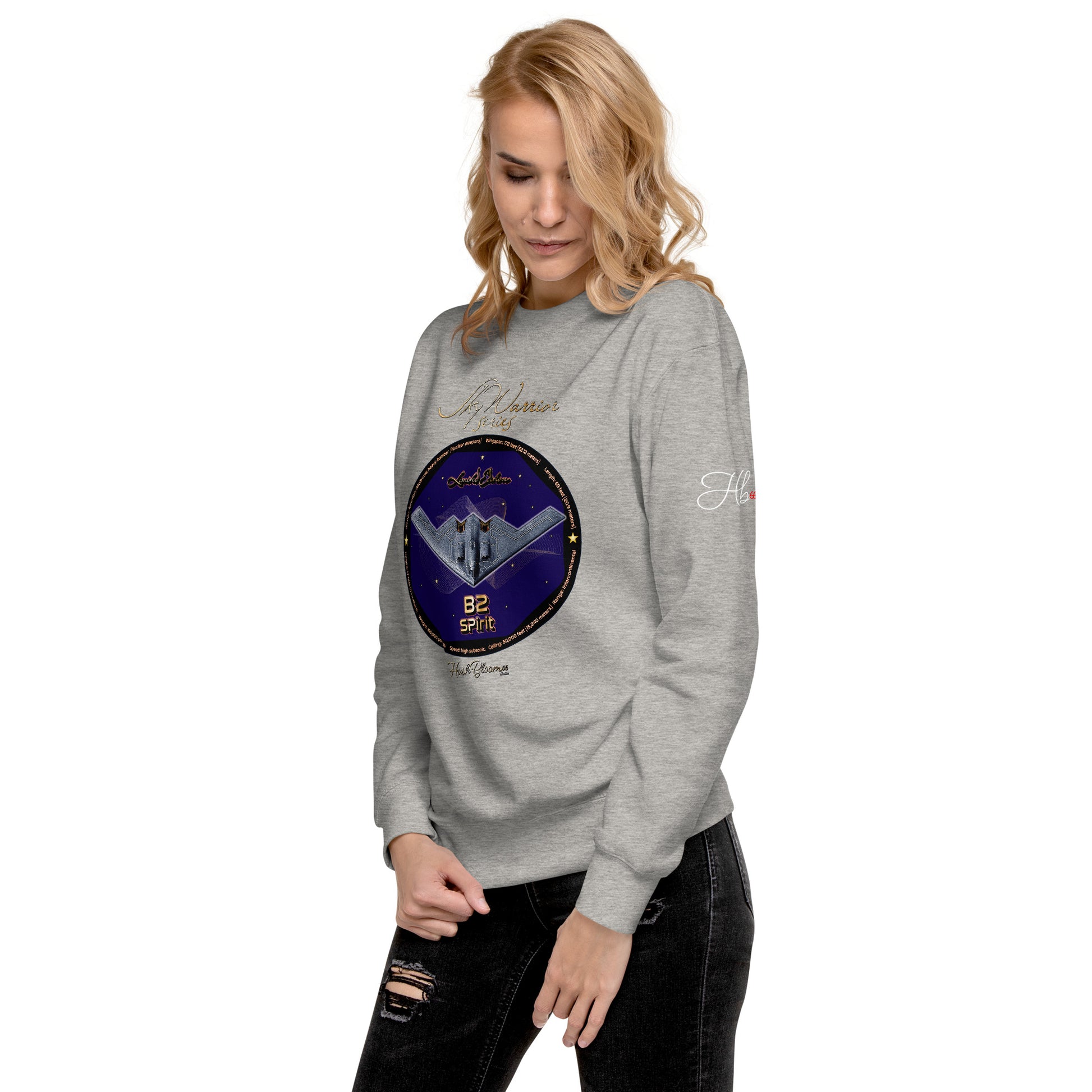 Carbon Grey - B2 Spirit (Limited Edition) Women’s Premium Sweatshirt