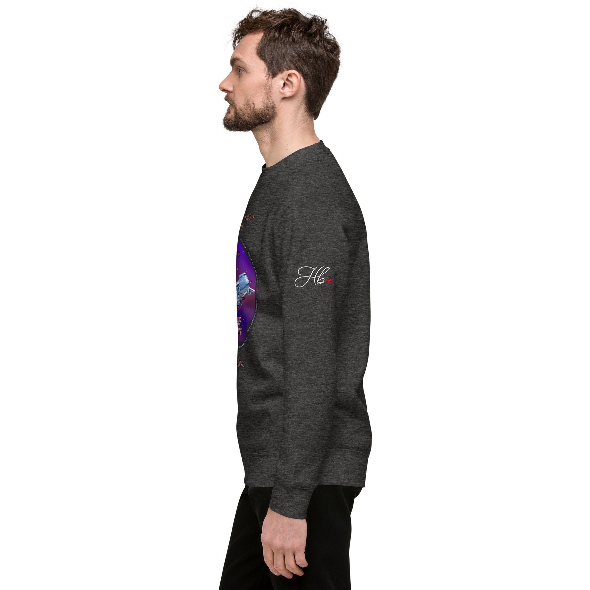 Charcoal Heather - C5 Galaxy (Limited Edition) Men’s Premium Sweatshirt