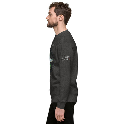 Charcoal Heather - F15 Eagle Men’s Premium Sweatshirt