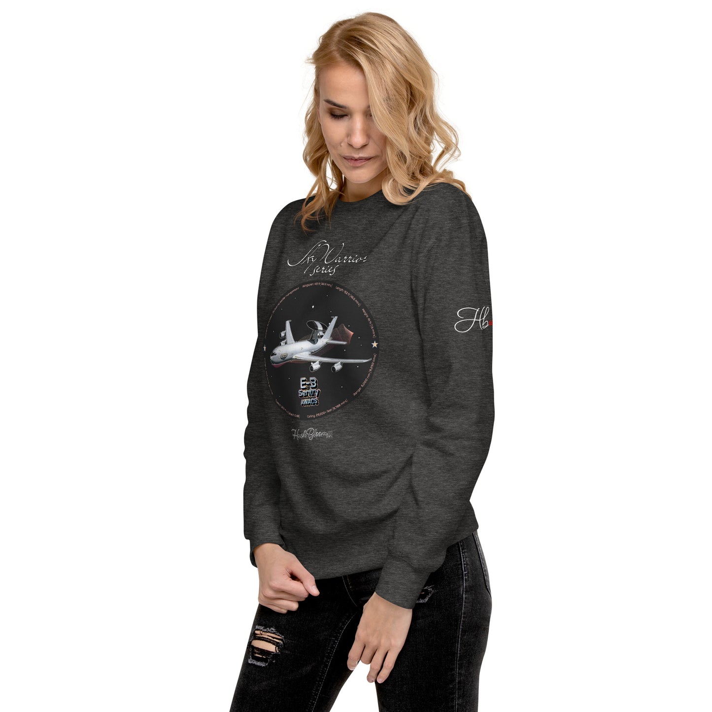 Charcoal Heather - E3 Sentry Women’s Premium Sweatshirt
