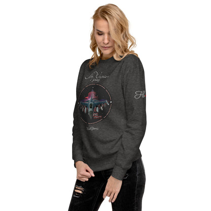 Charcoal Heather - F16 Falcon Women’s Premium Sweatshirt