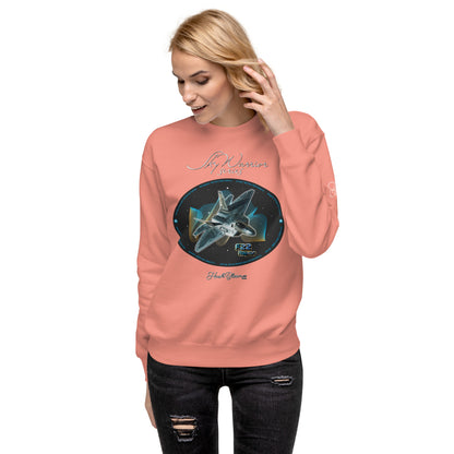 Dusty Rose - F22 Raptor Women’s Premium Sweatshirt