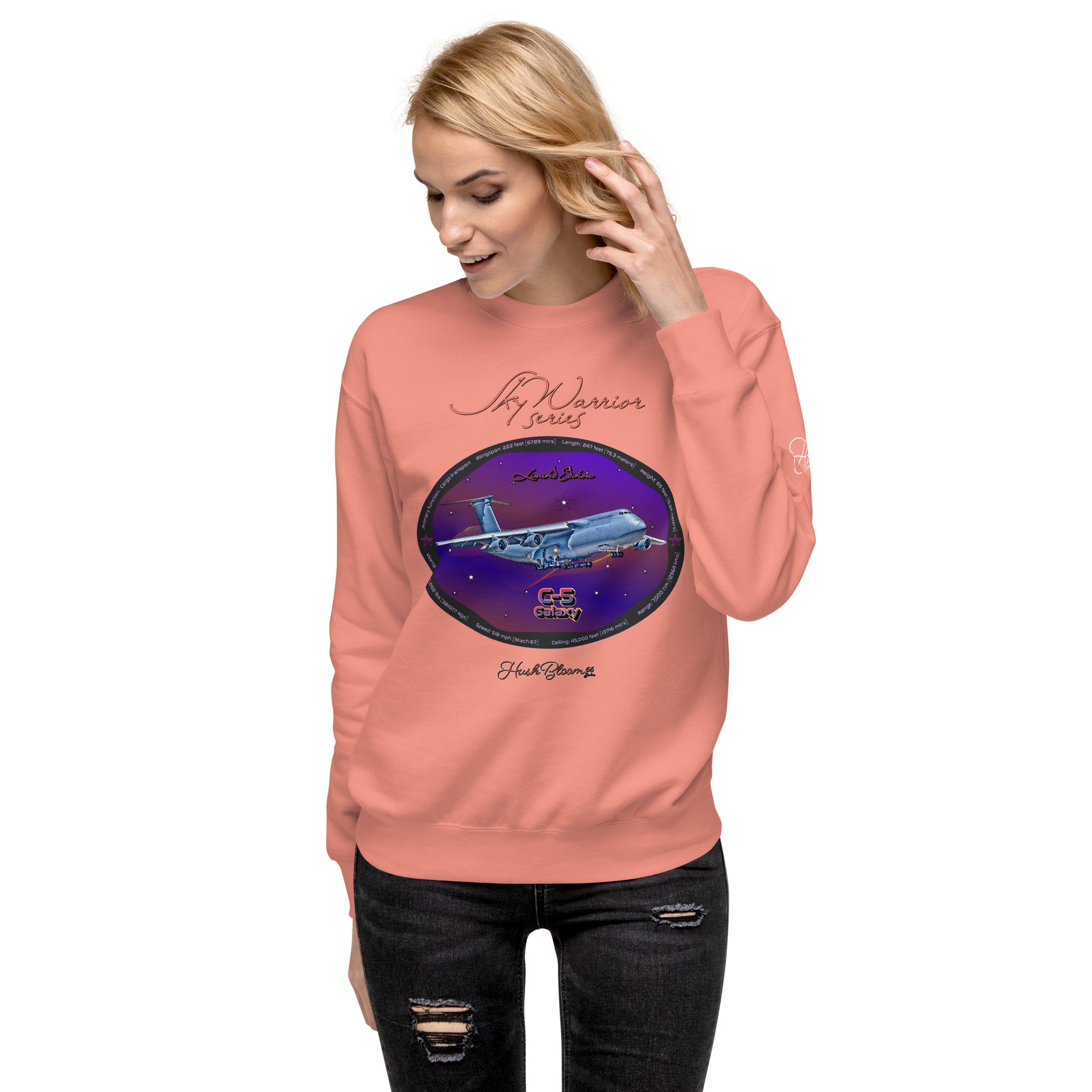 Dusty Rose - C5 Galaxy (Limited Edition) Women’s Premium Sweatshirt
