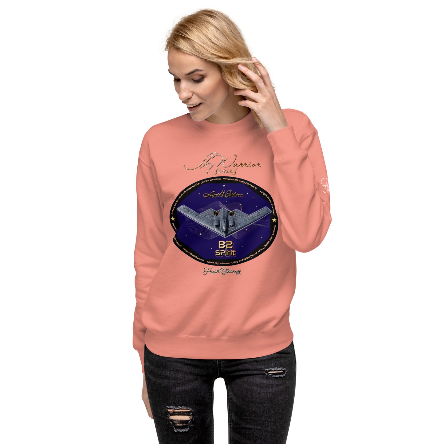 Dusty Rose - B2 Spirit (Limited Edition) Women’s Premium Sweatshirt