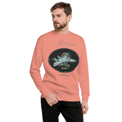 Dusty Rose - F15 Eagle Men’s Premium Sweatshirt