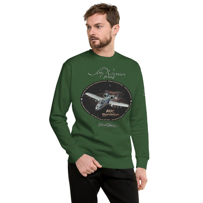 Forest Green - A10C Thunderbolt Men’s Premium Sweatshirt