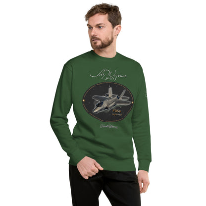 Forest Green - F35A Lightning Men’s Premium Sweatshirt