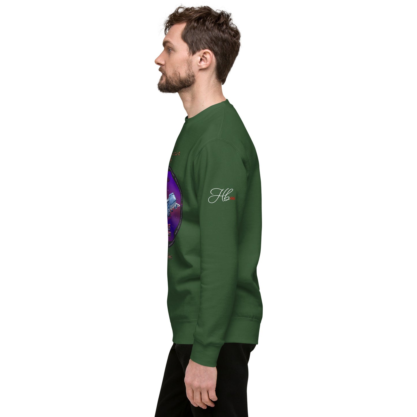Forest Green - C5 Galaxy (Limited Edition) Men’s Premium Sweatshirt