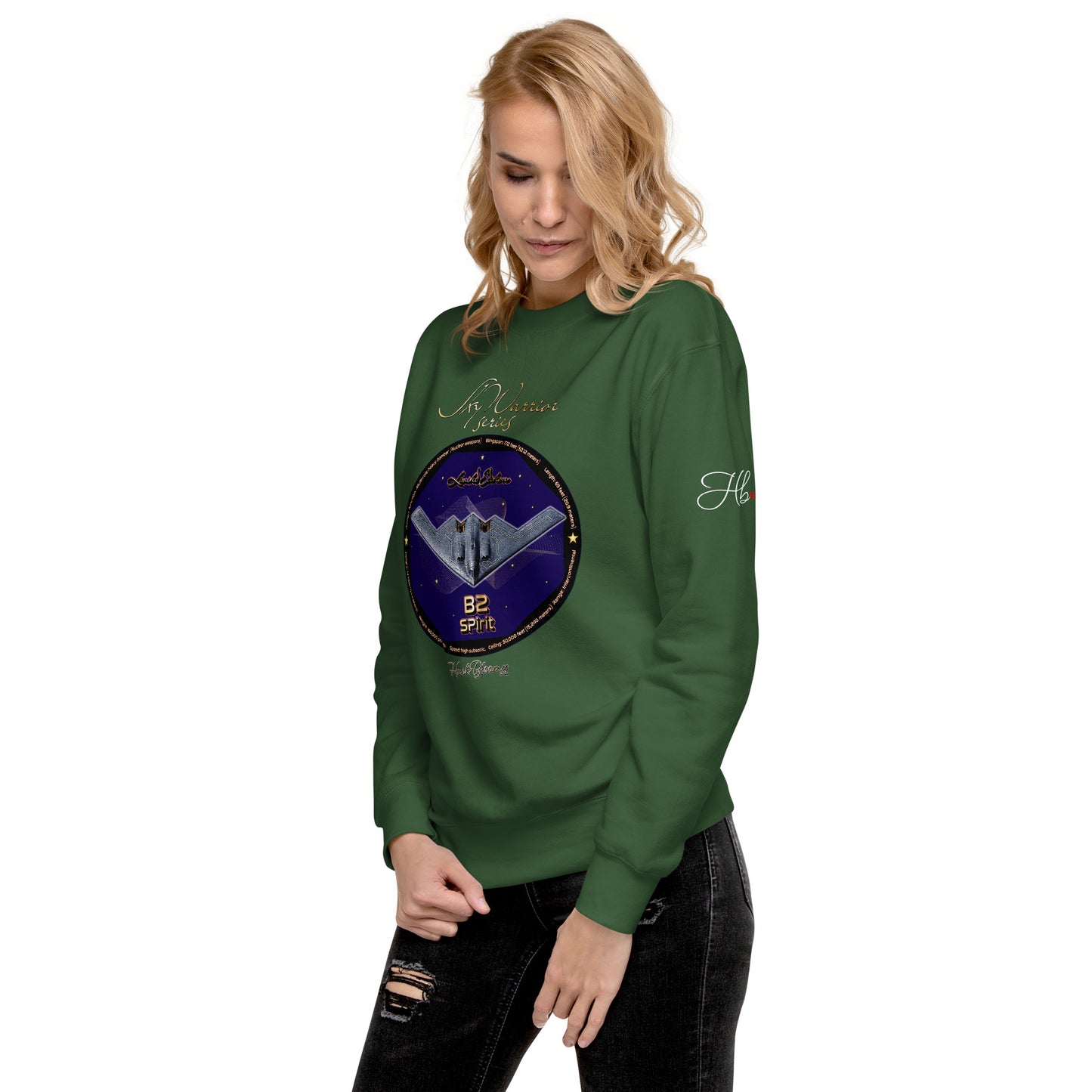 Forest Green - B2 Spirit (Limited Edition) Women’s Premium Sweatshirt