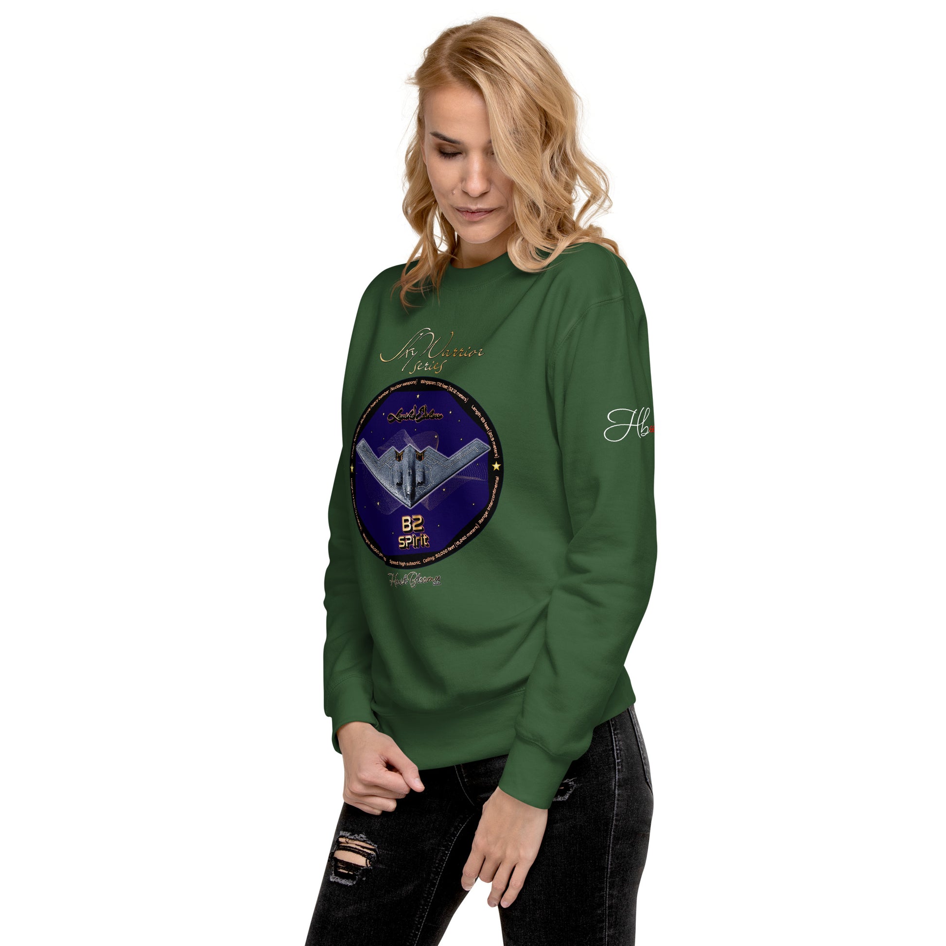 Forest Green - B2 Spirit (Limited Edition) Women’s Premium Sweatshirt